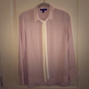 Silk button up blouse